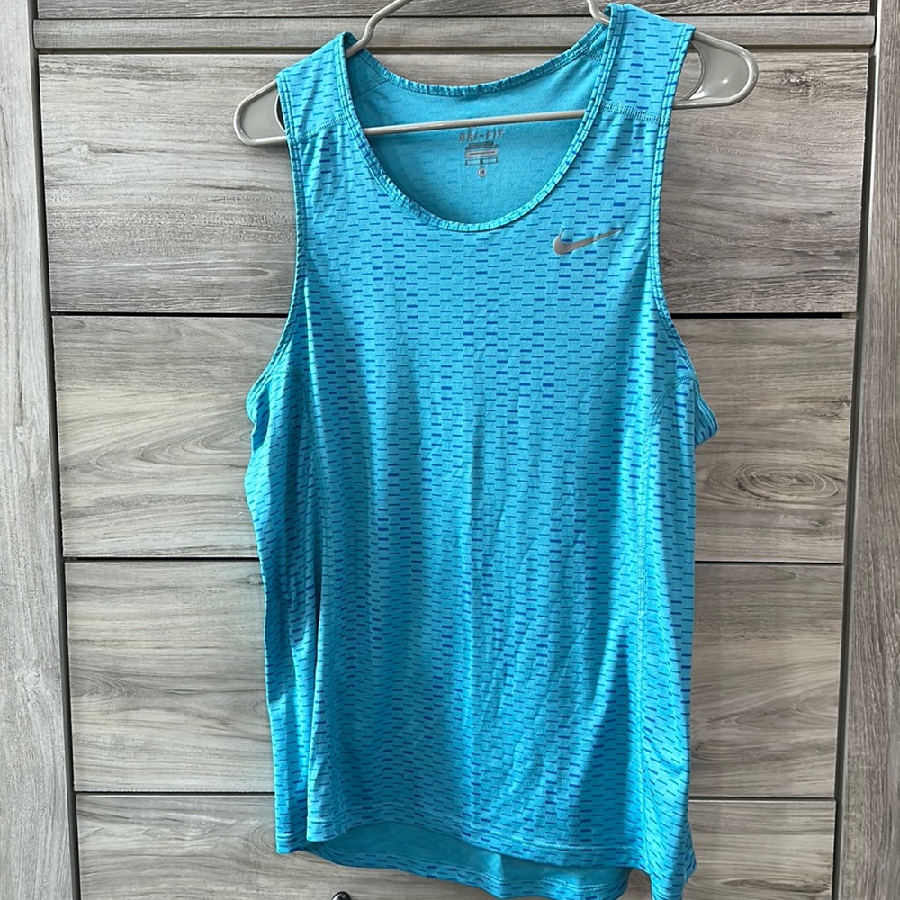 Blue Nike Dri Fit Running Tank - M
